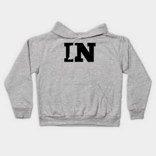 IN State of Indiana Kids Hoodie